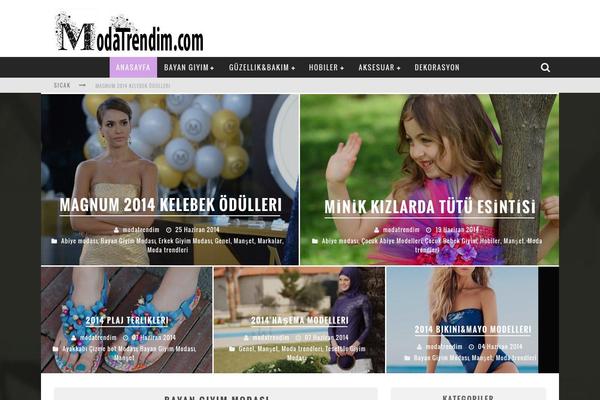 Valenti theme site design template sample