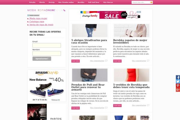 Smartblog theme site design template sample