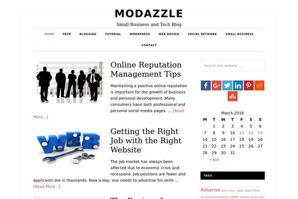 Daily Dish Pro theme site design template sample