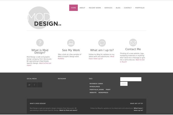 moddesign.ca site used Bigbangwp2