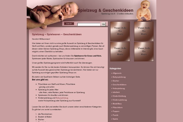 Site using Easy Table of Contents plugin