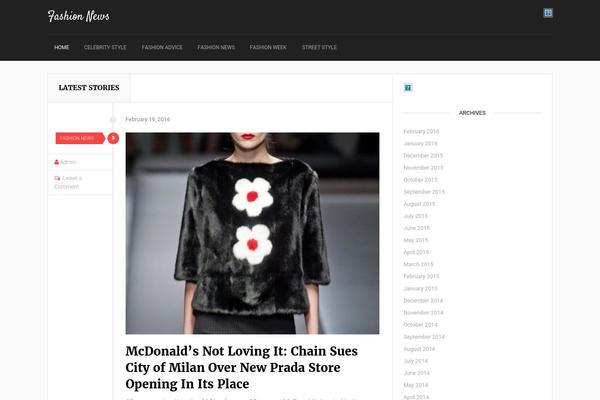modefashionblog.com site used Arkham