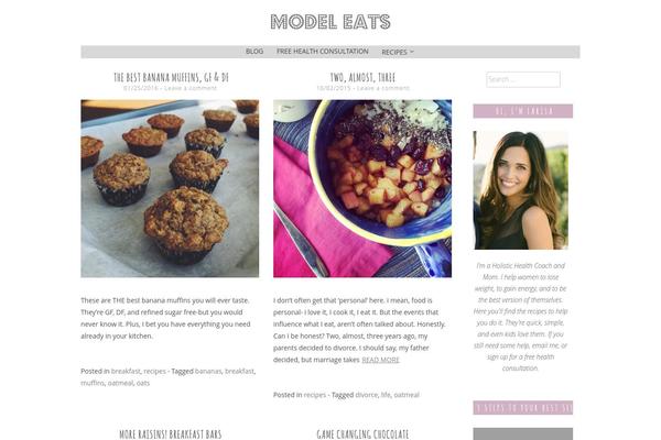 modeleatsblog.com site used Biscuit