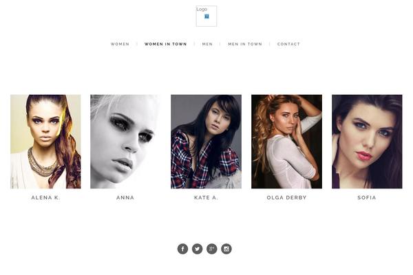 Hazel theme site design template sample