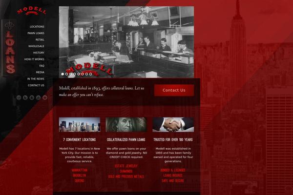 Myriad theme site design template sample