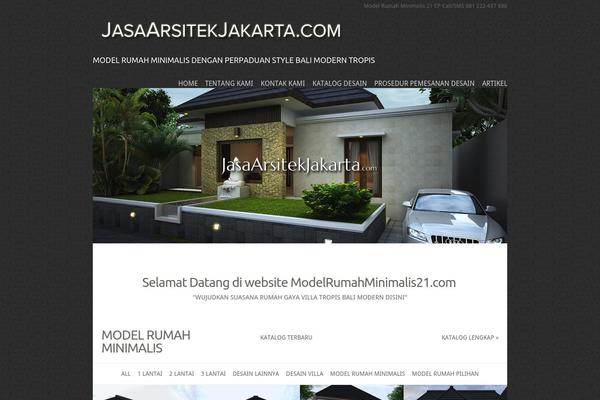 Flexible theme site design template sample