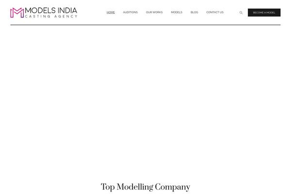 Top-model theme site design template sample