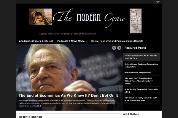 Magazinum theme site design template sample