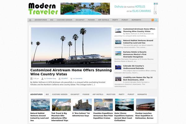 Manifesto theme site design template sample