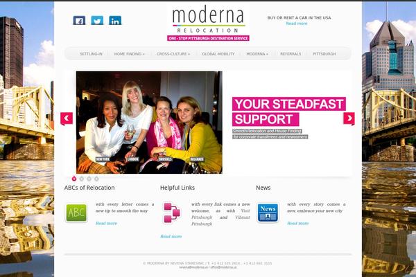Simple’n’Bright theme site design template sample
