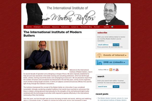 modernbutlers.com site used Wp-davinci_basic