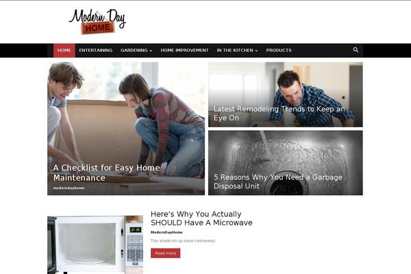 Site using Theia-post-slider plugin