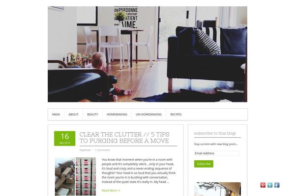 Contango theme site design template sample