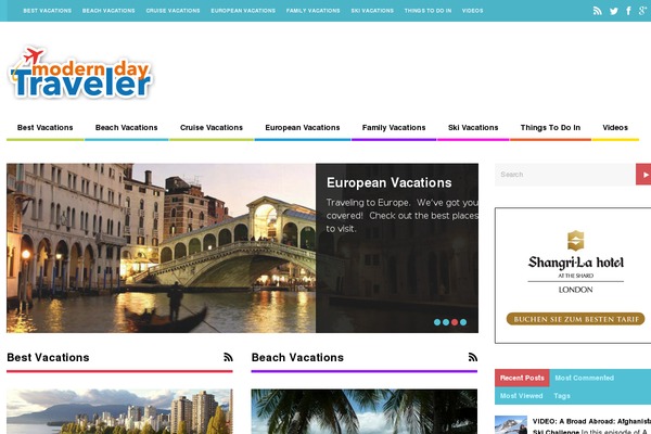 The Gossip theme site design template sample