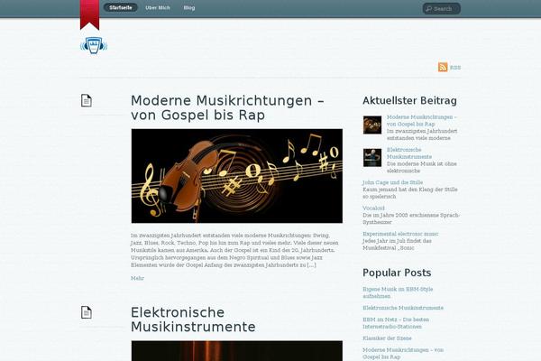 Notes theme site design template sample