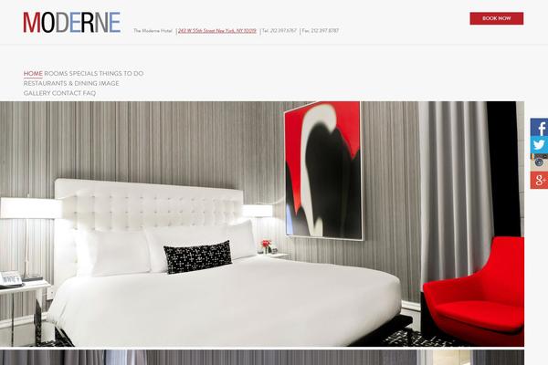 modernehotelnyc.com site used Nychotels