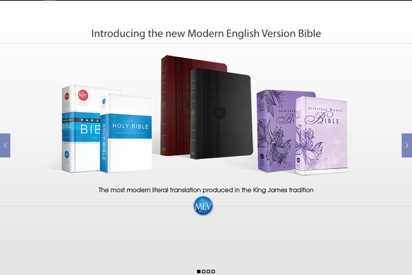 modernenglishversion.com site used Mev