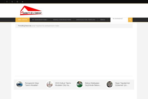 modernevdekor.com site used Chillnews