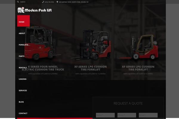 Automotive Child theme site design template sample