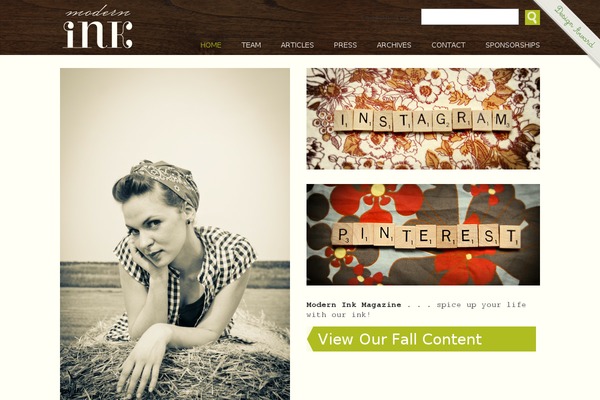 Custom theme site design template sample
