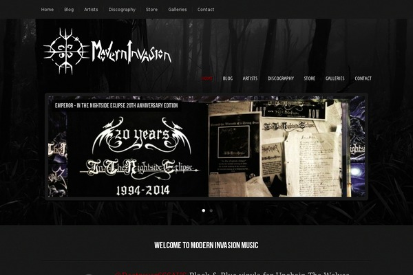 Musicpro theme site design template sample