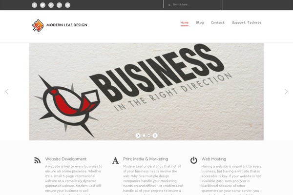 FatMoon theme site design template sample
