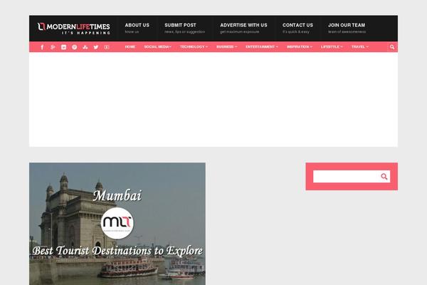 Truemag theme site design template sample