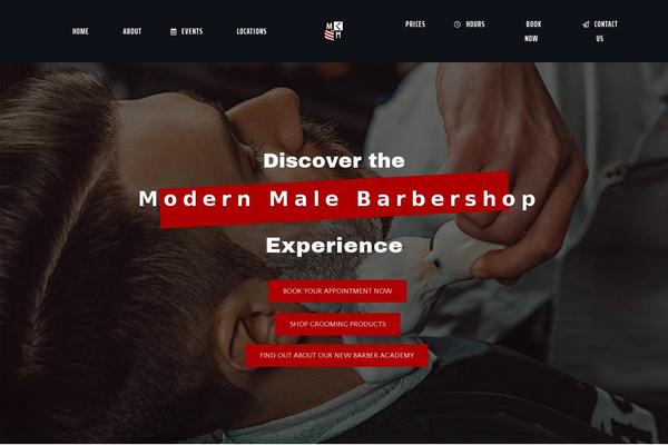 The-core-child theme site design template sample