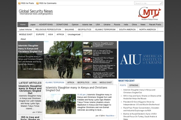 The Newswire theme site design template sample