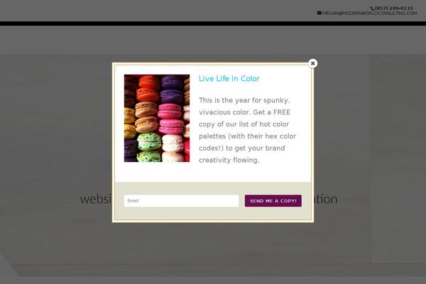 Divi theme site design template sample