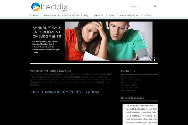 haddix theme websites examples