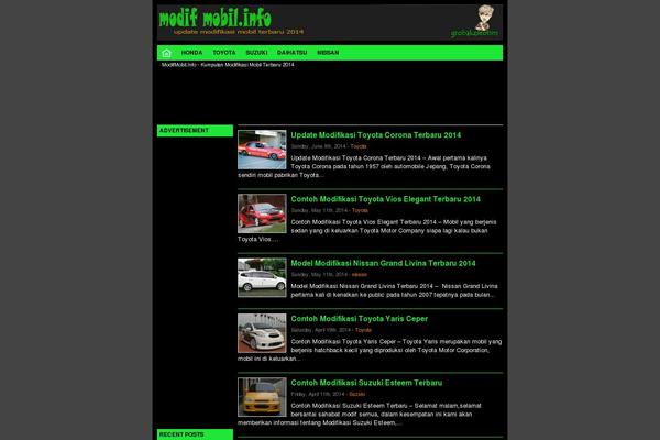 Flat728 theme site design template sample