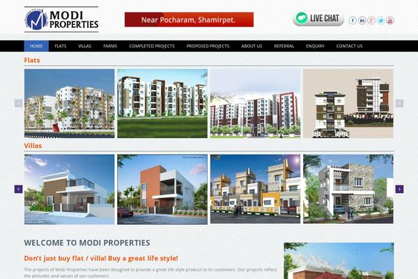 Twenty Thirteen theme site design template sample