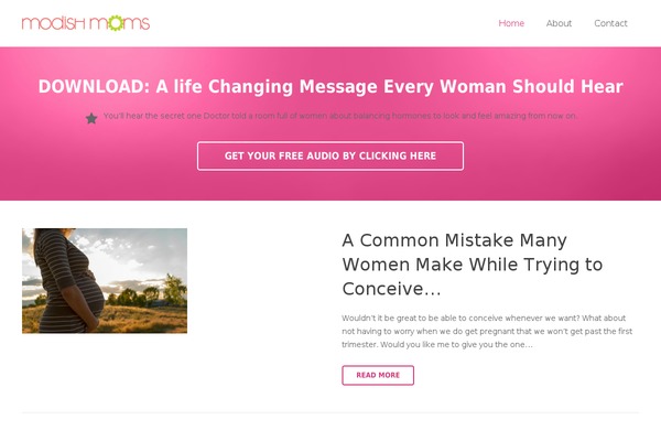 modishmoms.com site used Changing-room