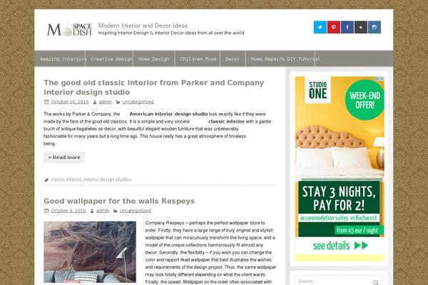 Smartline Lite theme site design template sample