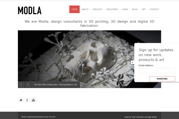 Titan theme site design template sample