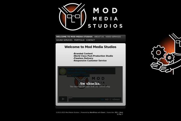 Easel theme site design template sample