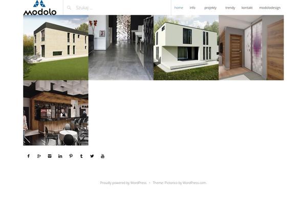 Pictorico theme site design template sample