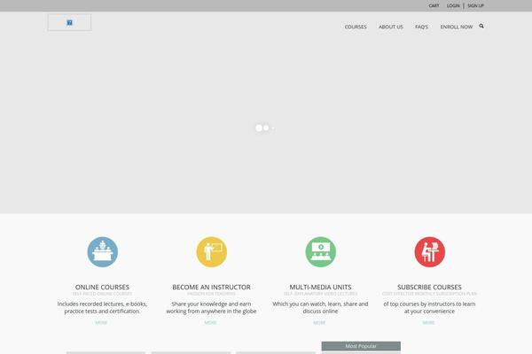 WPLMS theme site design template sample