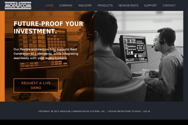 Parallax Pro theme site design template sample