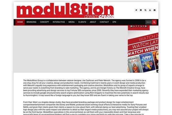 modul8tion.com site used Alterna