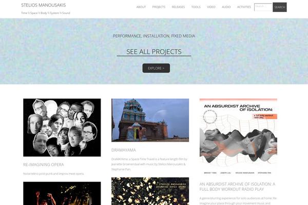 Modality theme site design template sample