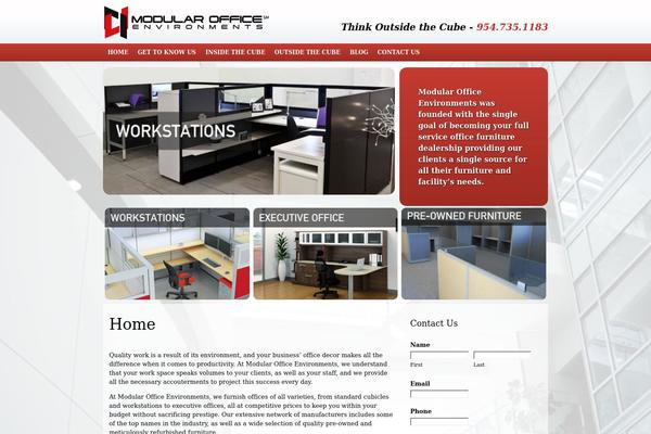 Bones theme site design template sample
