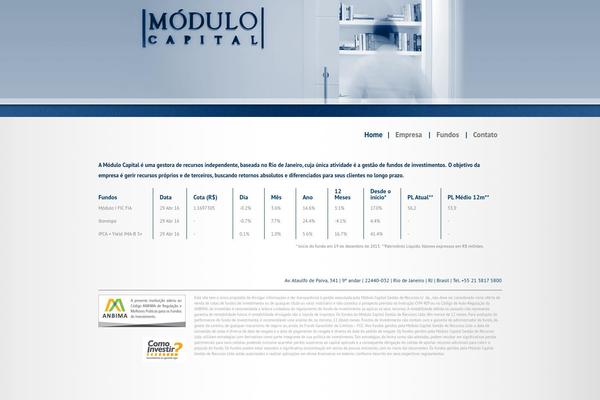 Modulo theme site design template sample