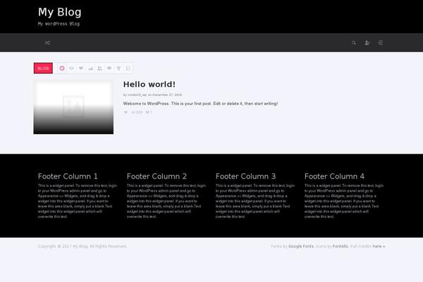 Explicit theme site design template sample