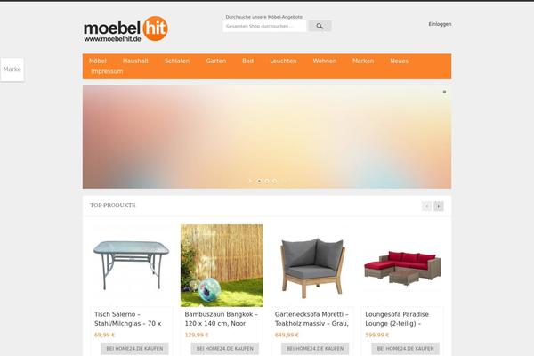XMarket theme site design template sample