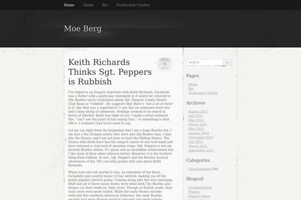 Elegant Grunge theme site design template sample