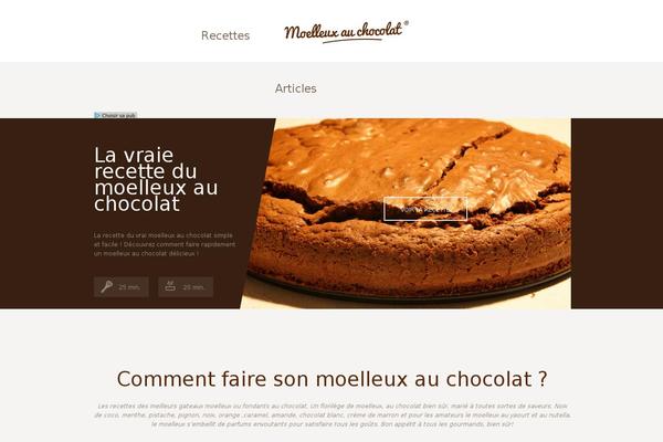 moelleux-au-chocolat.fr site used Marecette