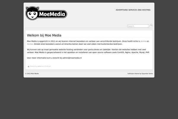 Suffusion theme site design template sample