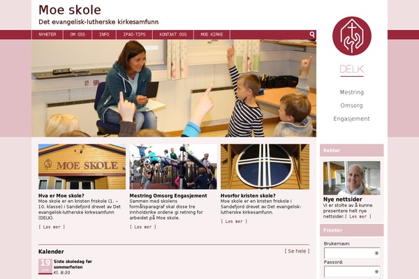 Site using HMK Featured Images for Categories and pages. plugin